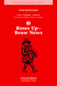 Roses up Braw News Two-Part choral sheet music cover